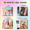 imagebtan Clear Self Tanner Bronzing Water Duo Bundle  Just Act Natural  Best 1 Hour Express Sunless Tanning Mousses with Mitt Applicator TransferFree Enriched With Coconut Water ampamp Vitamin E No Smel