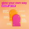 imagebtan Self Tanning Mitt  I Dont Want Tan On My Hands  Sunless Tanner Applicator Glove wThumb StreakFree Velvety Soft Reusable Face ampamp Body Great for Foam Mousse Gradual Lotion ampamp Dropsglow your own way gel mitt