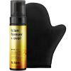 imagebtan Ultra Long Lasting Self Tanner Kit  Forever Bundle  Best Dark Sunless Tan Mousse Lasts Up to 11 Days Tanning Mitt Applicator 1 Hour Express Foam Fast No Fake Tan Smell 67 Fl Ozbtan forever bundle