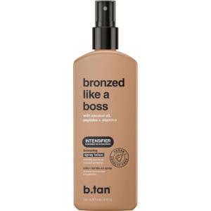 imagebtan Best Tanning Oil  Get Tanned Intensifier Dry Spray  Fast Dark Outdoor Sun Tan From Tan Accelerating Actives Packed with Moisturizing Oils No SPF Austrailian Brand 8 Fl Ozbronzed like a boss