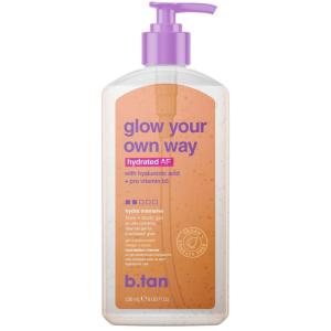imagebtan Clear Gradual Self Tan Gel  Glow Your Own Way Shimmer  Sunkissed Golden Bronze Transfer Free Best Extender Moisturizing Non Toxic Sunless Tanning Lotion No Fake Tanner Smell 16 Fl OzLightMedium