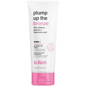 imagebtan Dark Gradual Self Tanning Lotion  Plump Up the Bronze Everyday Glow Lotion  Develop a Bronzed Glow Sunless Tanner Infused With Hyaluronic Acid No Fake Tan Smell 8 Fl Ozplump up the bronze