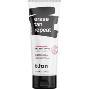 imagebtan Self Tan Remover ampamp Body Wash  Erase Tan Repeat  Best 2in1 Exfoliator Scrub ampamp Body Wash Express for Dark Tanning Spray Mousse Gradual Lotion Sunless Tan Eraser ampamp Cleanser 8 Fl Oz