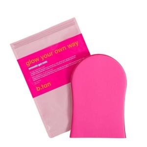 imagebtan Self Tanning Mitt  I Dont Want Tan On My Hands  Sunless Tanner Applicator Glove wThumb StreakFree Velvety Soft Reusable Face ampamp Body Great for Foam Mousse Gradual Lotion ampamp Dropsglow your own way gel mitt