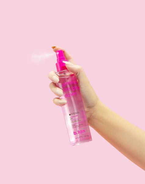 imagebtan Clear Face Self Tanning Mist  Gimme The Glow Down  Best Facial Tan Spray Gradual Bronzing Fake Tanning Water Ultra Hydrating Infused with Rosewater Vegan Cruelty Free 190ml