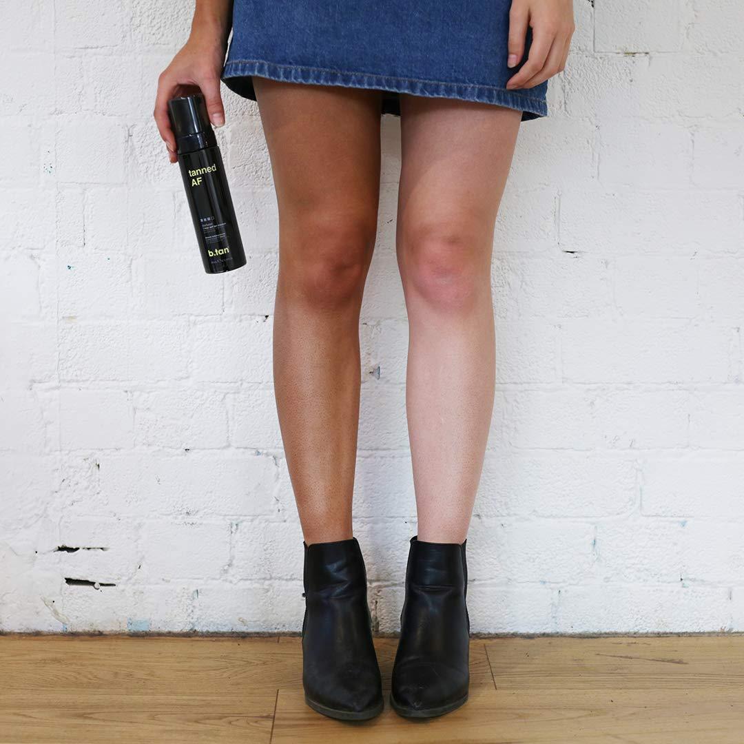 imagebtan Self Tan Mousse  Tanned AF  Darkest Self Tanner for Fastest Darkest Tan 67 Fl Oz Pack of 2