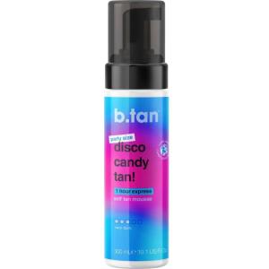 imagebtan Large Violet Base Self Tanner Mousse  A Little Extra Love At First Tan  1 Hour Express Sunless Tanning Foam Cancels Orange Tones Dark Bronze Glow No Fake Tan Smell Face ampamp Body 101 Fl Ozdisco candy tan  party size