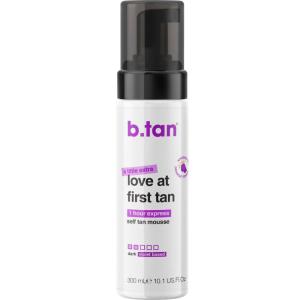 imagebtan Large Violet Base Self Tanner Mousse  A Little Extra Love At First Tan  1 Hour Express Sunless Tanning Foam Cancels Orange Tones Dark Bronze Glow No Fake Tan Smell Face ampamp Body 101 Fl Ozlove at first tan  party size