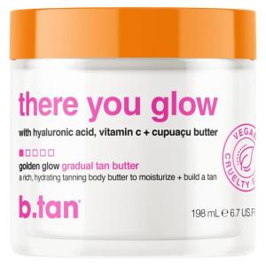 image:imagebtan Gradual Self Tanning Lotion  There You Glow Body Butter  Best for Daily Use to Develop a Medium to Dark Bronze Ultra Moisturizing Sunless Tanner No Fake Tan Smell 67 Fl OzGolden Bronze