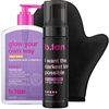 image:imagebtan Ultra Dark Self Tanning Kit  Next Level Duo Bundle  Best Fake Tan Mousse Glow Your Own Way Clear Tanner Gel wSmooth Mitt Applicator 1 Hour Express Sunless Foam Fast Summer Bronze